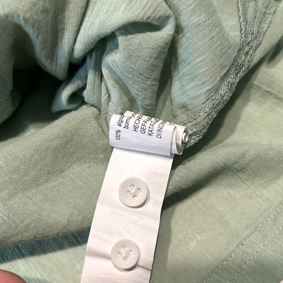 Men’s collar less 1/2 button down shirt - Picture 8 of 10